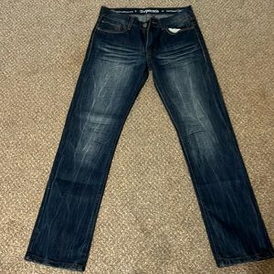 Slim straight jeans